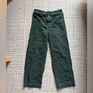Everlane women’s  Dark Green Corduroy Pants